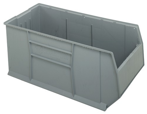 Quantum rackbin 42" containers 41-7/8" x 19-7/8" x 17-1/2" Gray