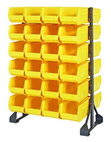 Single & double sided rail units -- complete packages 36" x 20" x 53" Yellow