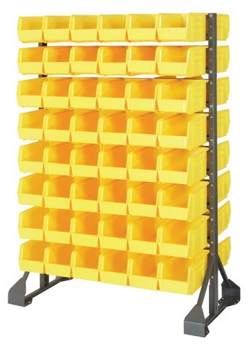 Single & double sided rail units -- complete packages 36" x 20" x 53" Yellow