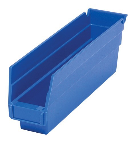 Economy Shelf Bin 11-5/8" x 2-3/4" x 4" Blue