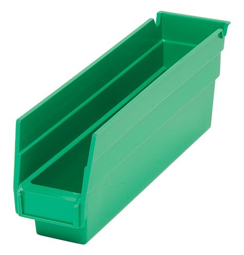 Economy Shelf Bin 11-5/8" x 2-3/4" x 4" Green