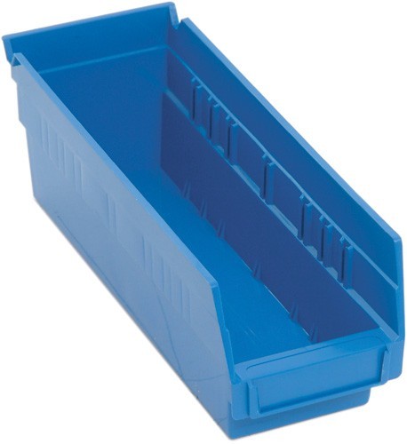 Economy Shelf Bin 11-5/8" x 4-1/8" x 4" Blue