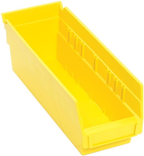 Economy Shelf Bin 11-5/8" x 4-1/8" x 4" Yellow