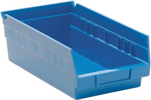 Economy Shelf Bin 11-5/8" x 6-5/8" x 4" Blue