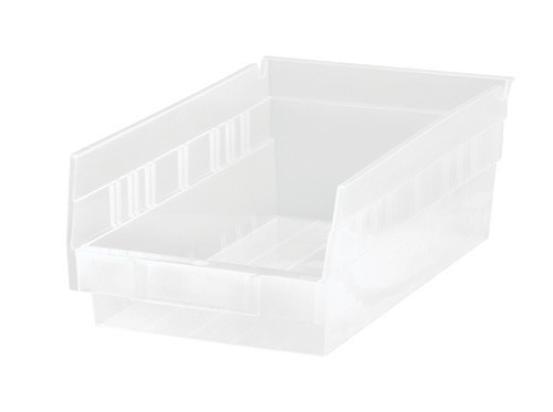 CLEAR-VIEW Economy Shelf Bin 11-5/8" x 6-5/8" x 4"