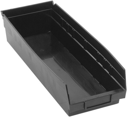 Economy Shelf Bin 17-7/8" x 6-5/8" x 4" Black