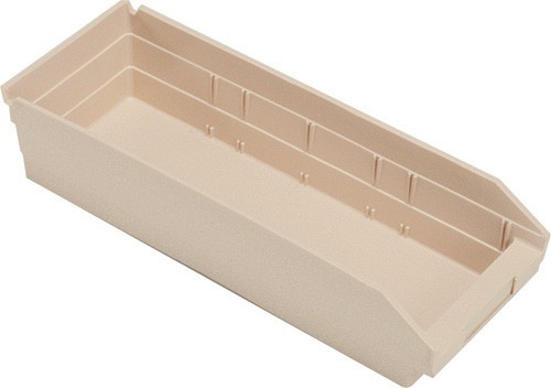 Economy Shelf Bin 17-7/8" x 6-5/8" x 4" Ivory