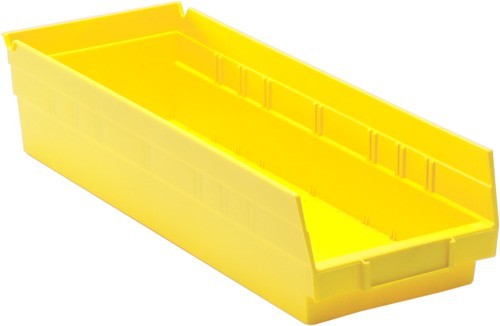 Economy Shelf Bin 17-7/8" x 6-5/8" x 4" Yellow