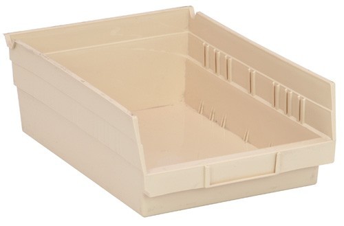 Economy Shelf Bin 11-5/8" x 8-3/8" x 4" Ivory