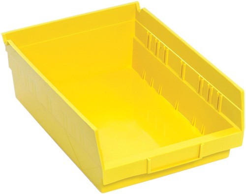 Economy Shelf Bin 11-5/8" x 8-3/8" x 4" Yellow