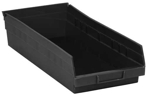 Economy Shelf Bin 17-7/8" x 8-3/8" x 4" Black