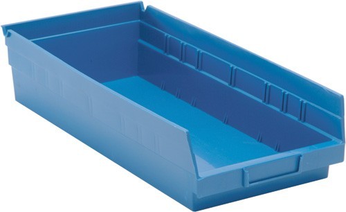 Economy Shelf Bin 17-7/8" x 8-3/8" x 4" Blue