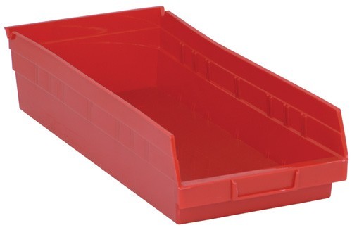 Economy Shelf Bin 17-7/8" x 8-3/8" x 4" Red