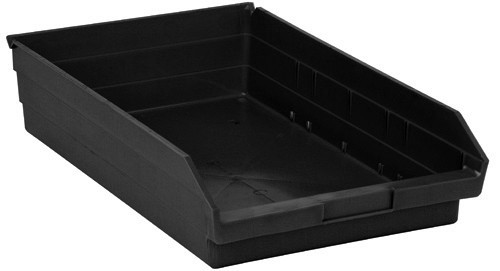 Economy Shelf Bin 17-7/8" x 11-1/8" x 4" Black