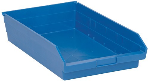 Economy Shelf Bin 17-7/8" x 11-1/8" x 4" Blue