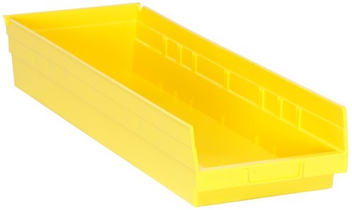 Economy shelf bin 23-5/8" x 8-3/8" x 4" Yellow