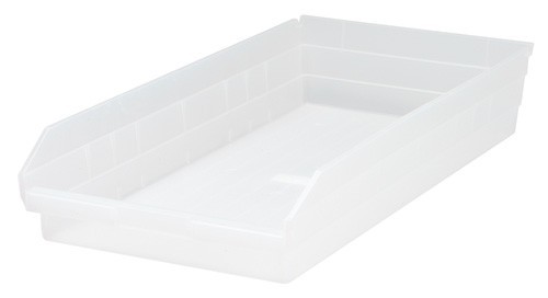 CLEAR-VIEW Economy shelf bin 23-5/8" x 11-1/8" x 4"