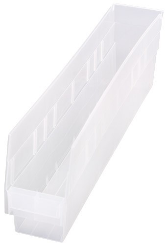 STORE-MORE 6'' Shelf Bin 23-5/8" x 4-3/8" x 6"