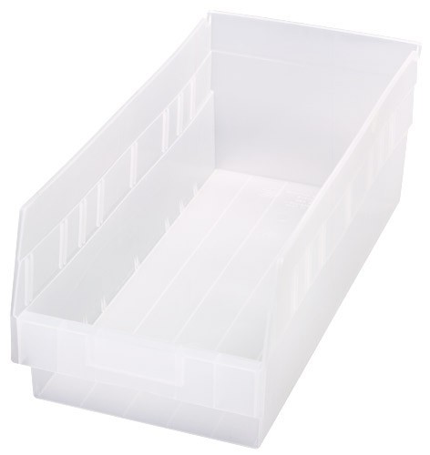 STORE-MORE 6'' Shelf Bin 17-7/8" x 8-3/8" x 6"