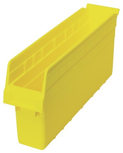 STORE-MAX 8'' Shelf Bin 17-7/8" x 4-3/8" x 8" Yellow
