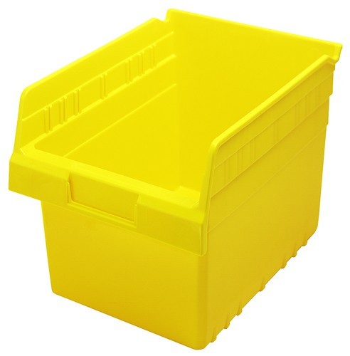 STORE-MAX 8'' Shelf Bin 11-5/8" x 8-3/8" x 8" Yellow