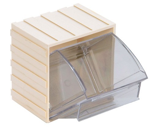 Individual Tip Out Bin 3-5/8" x 4-1/16" x 4-1/4" Ivory