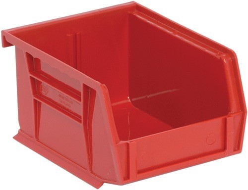 Ultra Stack and Hang Bin 5" x 4-1/8" x 3" Red