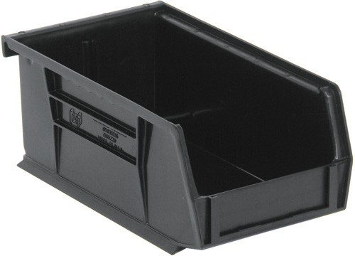 Ultra Stack and Hang Bin 7-3/8" x 4-1/8" x 3" Black