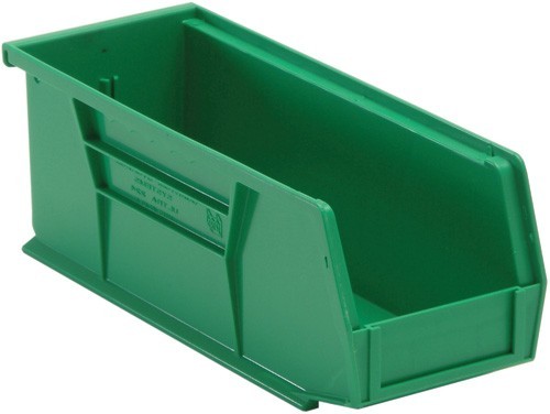 Ultra Stack and Hang Bin 10-7/8" x 4-1/8" x 4" Green