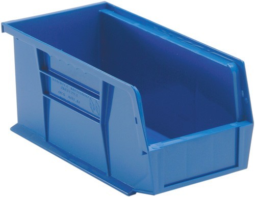 Ultra Stack and Hang Bin 10-7/8"" x 5-1/2"" x 5"" Blue