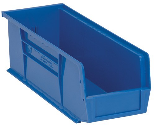 Ultra Stack and Hang Bin 14-3/4" x 5-1/2" x 5" Blue