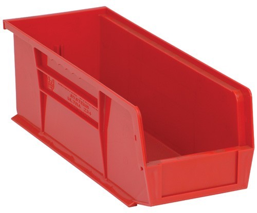 Ultra Stack and Hang Bin 14-3/4" x 5-1/2" x 5" Red