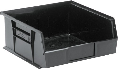 Ultra Stack and Hang Bin 10-7/8" x 11" x 5" Black