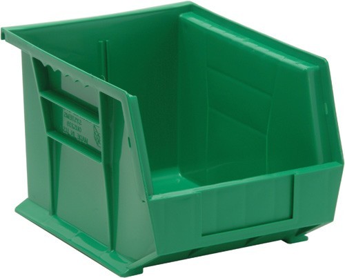 Ultra Stack and Hang Bin 10-3/4" x 8-1/4" x 7" Green