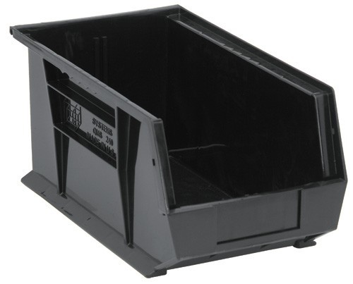 Ultra Stack and Hang Bin 14-3/4" x 8-1/4" x 7" Black