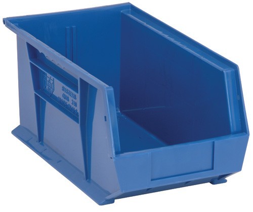 Ultra Stack and Hang Bin 14-3/4"" x 8-1/4"" x 7"" Blue