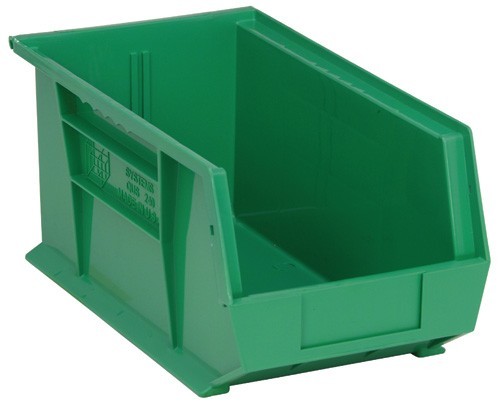 Ultra Stack and Hang Bin 14-3/4" x 8-1/4" x 7" Green