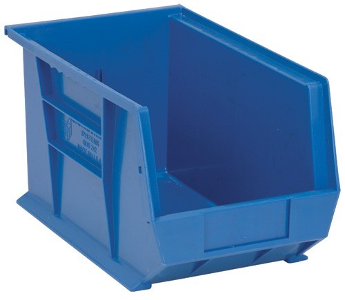 Ultra Stack and Hang Bin 13-5/8" x 8-1/4" x 8" Blue