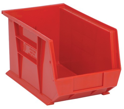 Ultra Stack and Hang Bin 13-5/8" x 8-1/4" x 8" Red