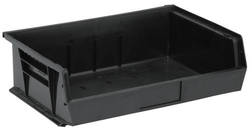 Ultra Stack and Hang Bin 10-7/8" x 16-1/2" x 5" Black