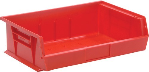 Ultra Stack and Hang Bin 10-7/8" x 16-1/2" x 5" Red