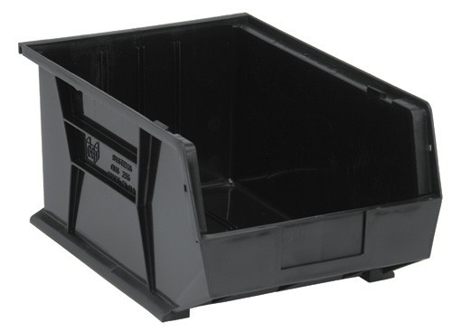 Ultra Stack and Hang Bin 16" x 11" x 8" Black