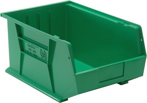 Ultra Stack and Hang Bin 16" x 11" x 8" Green