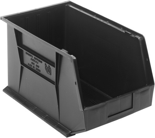 Ultra Stack and Hang Bin 18" x 11" x 10" Black