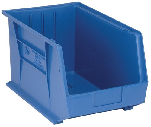 Ultra Stack and Hang Bin 18" x 11" x 10" Blue