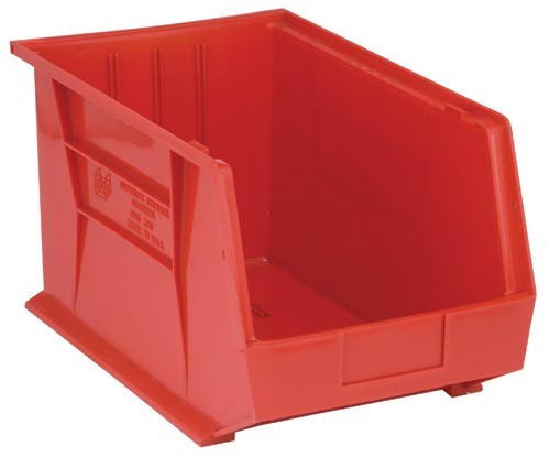 Ultra Stack and Hang Bin 18" x 11" x 10" Red