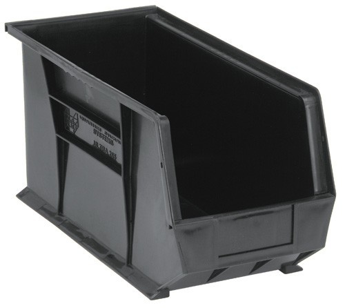 Ultra Stack and Hang Bin 18" x 8-1/4" x 9" Black