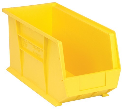 Ultra Stack and Hang Bin 18" x 8-1/4" x 9" Yellow