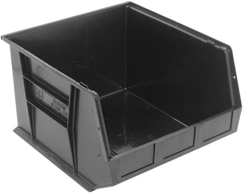 Ultra Stack and Hang Bin 18"" x 16-1/2"" x 11"" Black