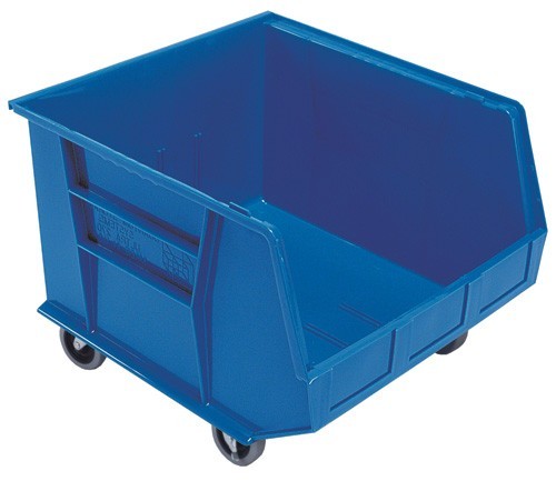 Mobile Ultra Stack and Hang Bin 18" x 16-1/2" x 11" Blue